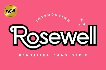 Rosewell font