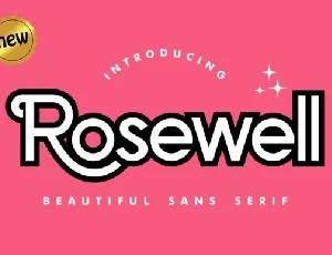 Rosewell font