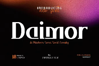 Daimor font