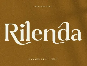 Rilenda font