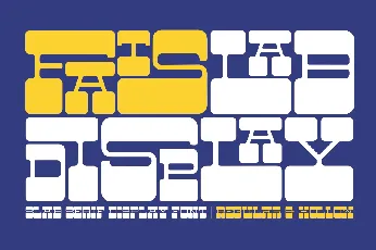 FatSlab font