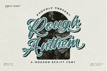 Rough Anthem font