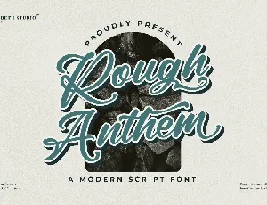 Rough Anthem font