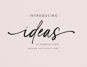 Ideas font