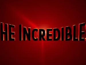 The Incredibles font