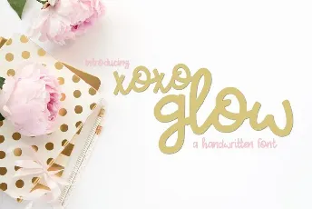 XOXO Glow font