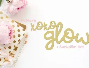 XOXO Glow font