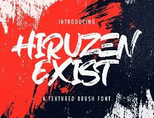 Hiruzen Exist font