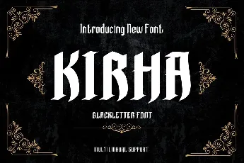 KIRHA font