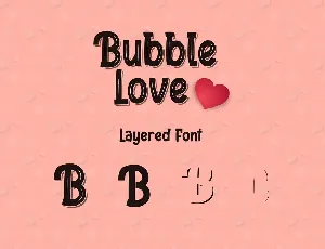 Bubble Love font