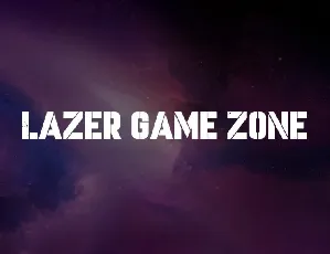 Lazer Game Zone font