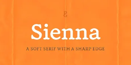 Sienna font