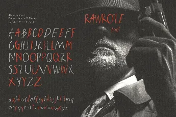 Rawrote font