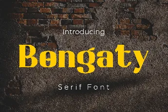 Bongaty font