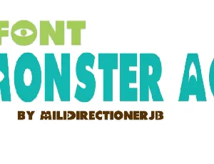 Monster AG font