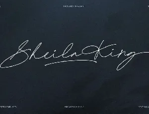 Sheila King font