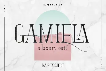 Gamiela Demo font