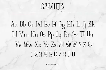 Gamiela Demo font