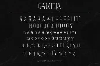 Gamiela Demo font