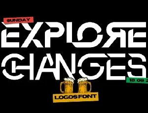 Explore Changes font