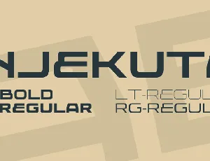 Injekuta font