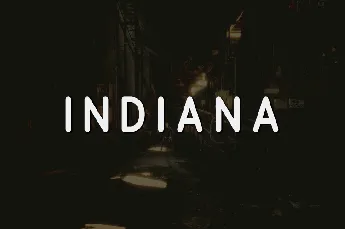 Indiana font