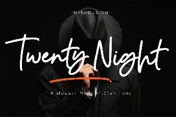 Twenty Night font