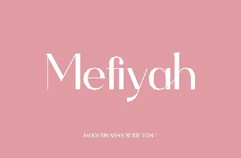 Mefiyah font