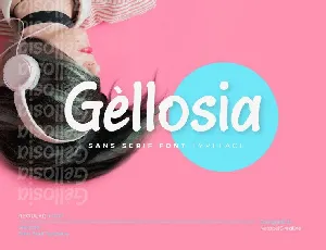 Gellosia font