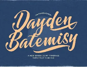 Dayden Batemisy font