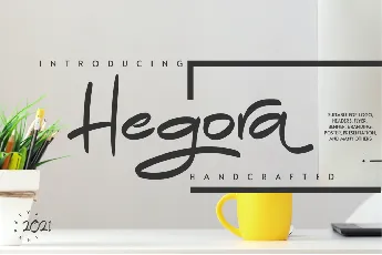 Hegora FREE font