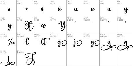 January font