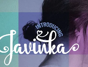 Javinka Script font