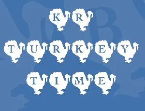 KR Turkey Time font