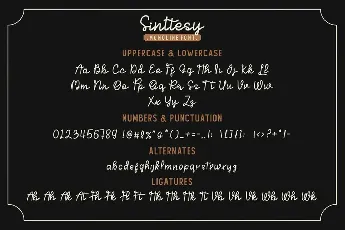 Sinttesy font