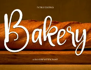 Bakery Script Typeface font