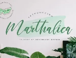 Marthalica font