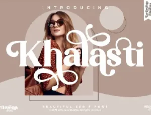 Khalasti font