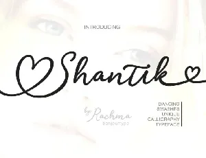 Shantik Script font