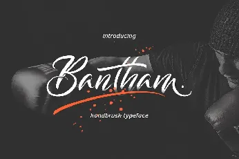 Bantham Handbrush font