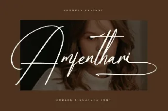 Amfenthari font