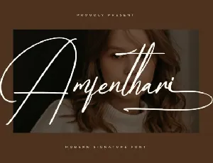 Amfenthari font