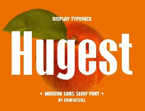 Hugest font