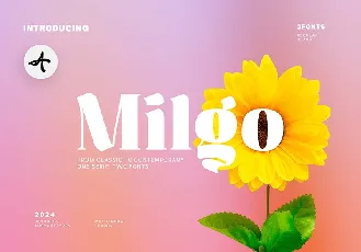 Milgo font