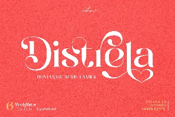 Distrela font