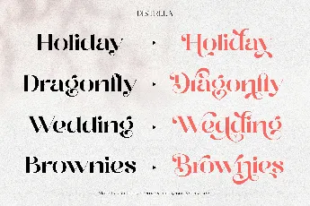 Distrela font