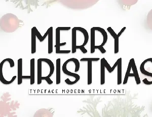 Merry Christmas Display font