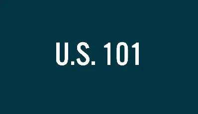 U.S. 101 font