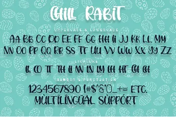 Chill Rabit - Personal Use font