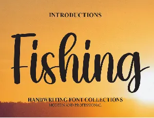 Fishing font